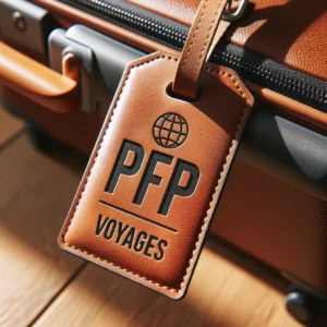 Étiquette de Bagage PFP Voyages